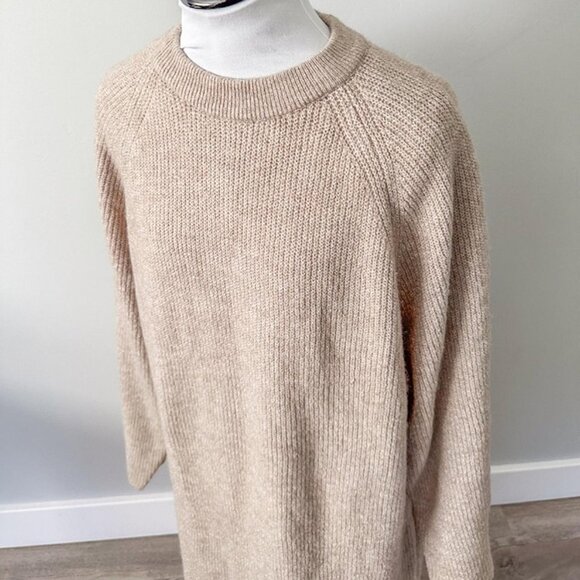 H&M Beige Wool Knit Sweater Dress - Picture 8 of 10